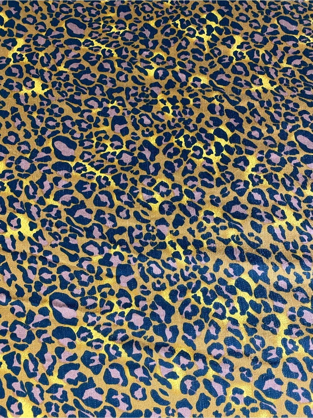 Leopard Print black / Gold Bold Trendy Flat sheet and Pillowcase Queen - Picture 5 of 8